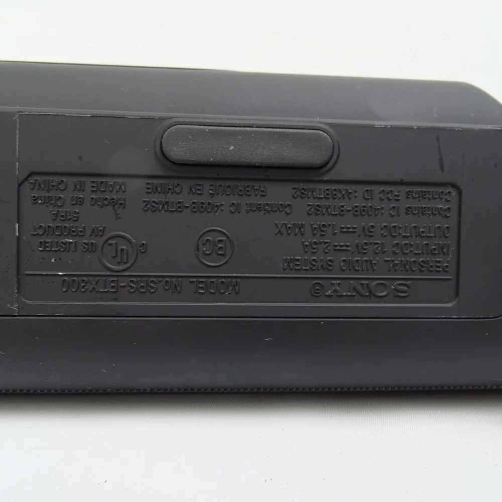 SONY Portable Black‎ Speaker SRS-BTX300 Wireless Bluetooth OEM POWER CORD Tested